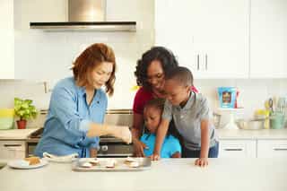 Inspirational kitchen moment illustration
