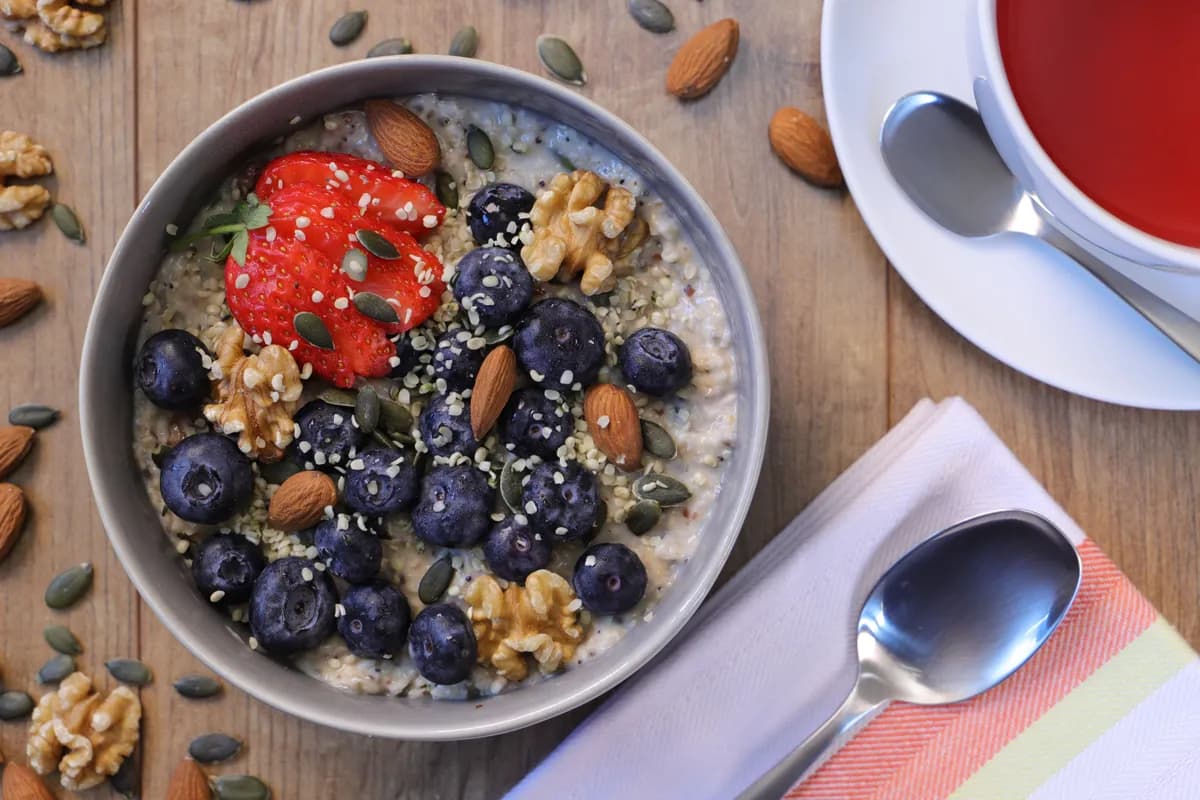 Reflux-friendly balanced meal