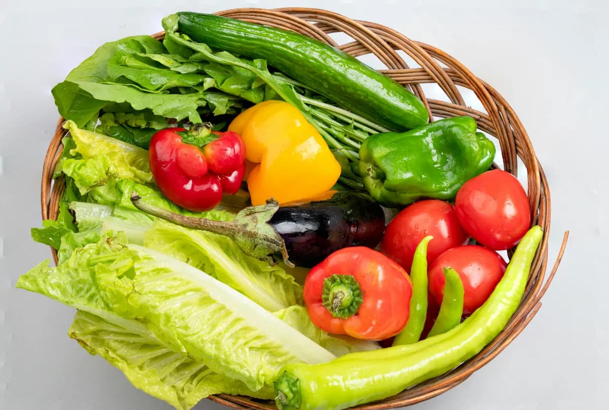 Vegetables and supplements to fill nutrient gaps