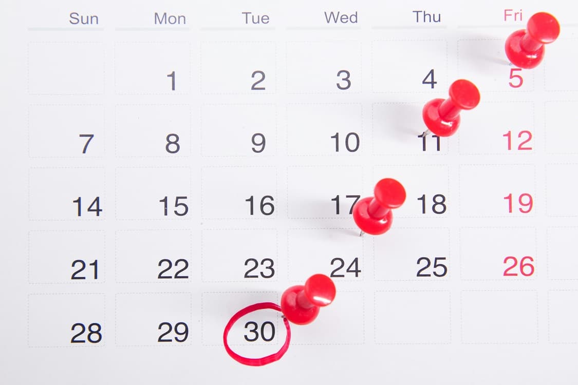 Calendar symbol showing simplified planning
