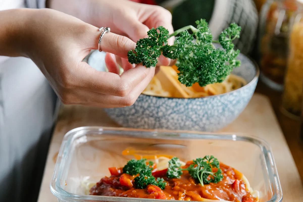 Batch-cooking grains, protein, and vegetables
