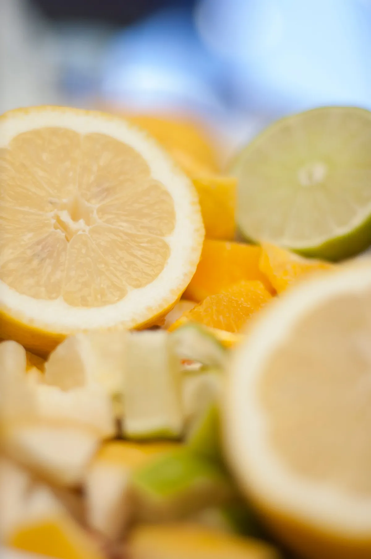 Immune-supportive foods: citrus, peppers, fish, nuts, and leafy greens