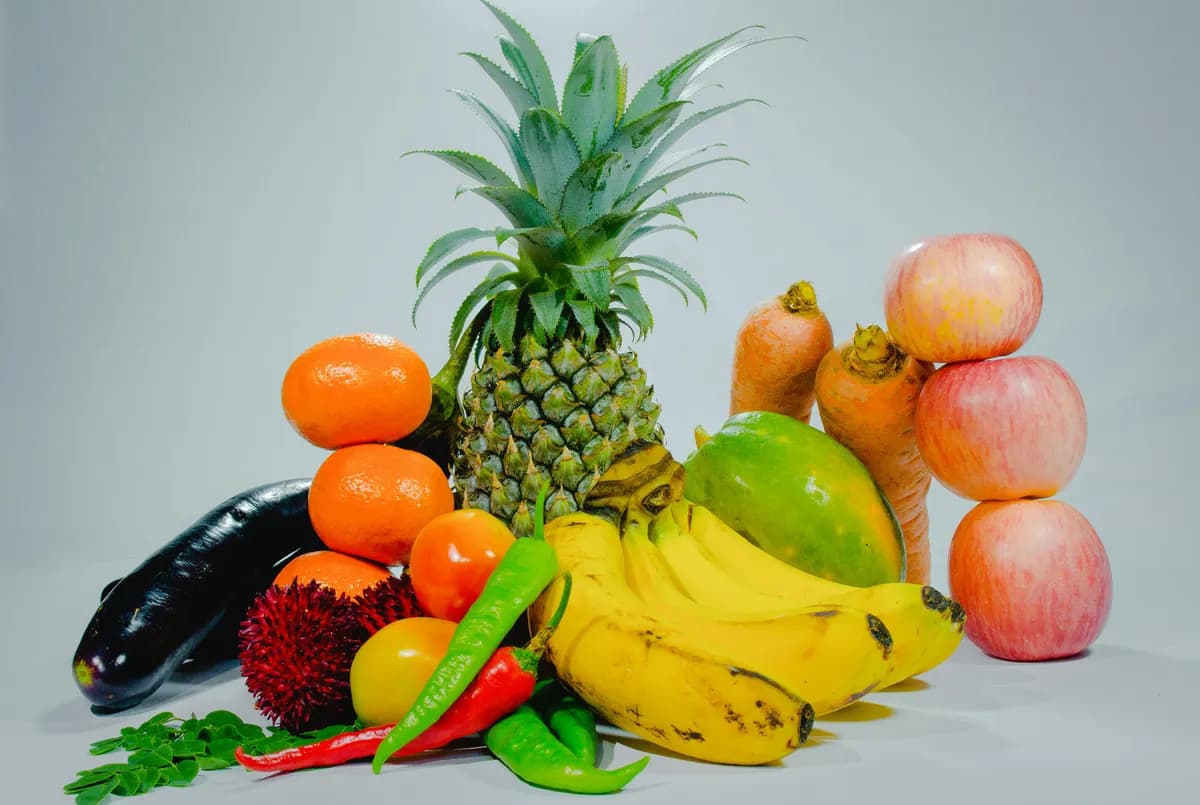 A colorful range of fruits and vegetables for immune support