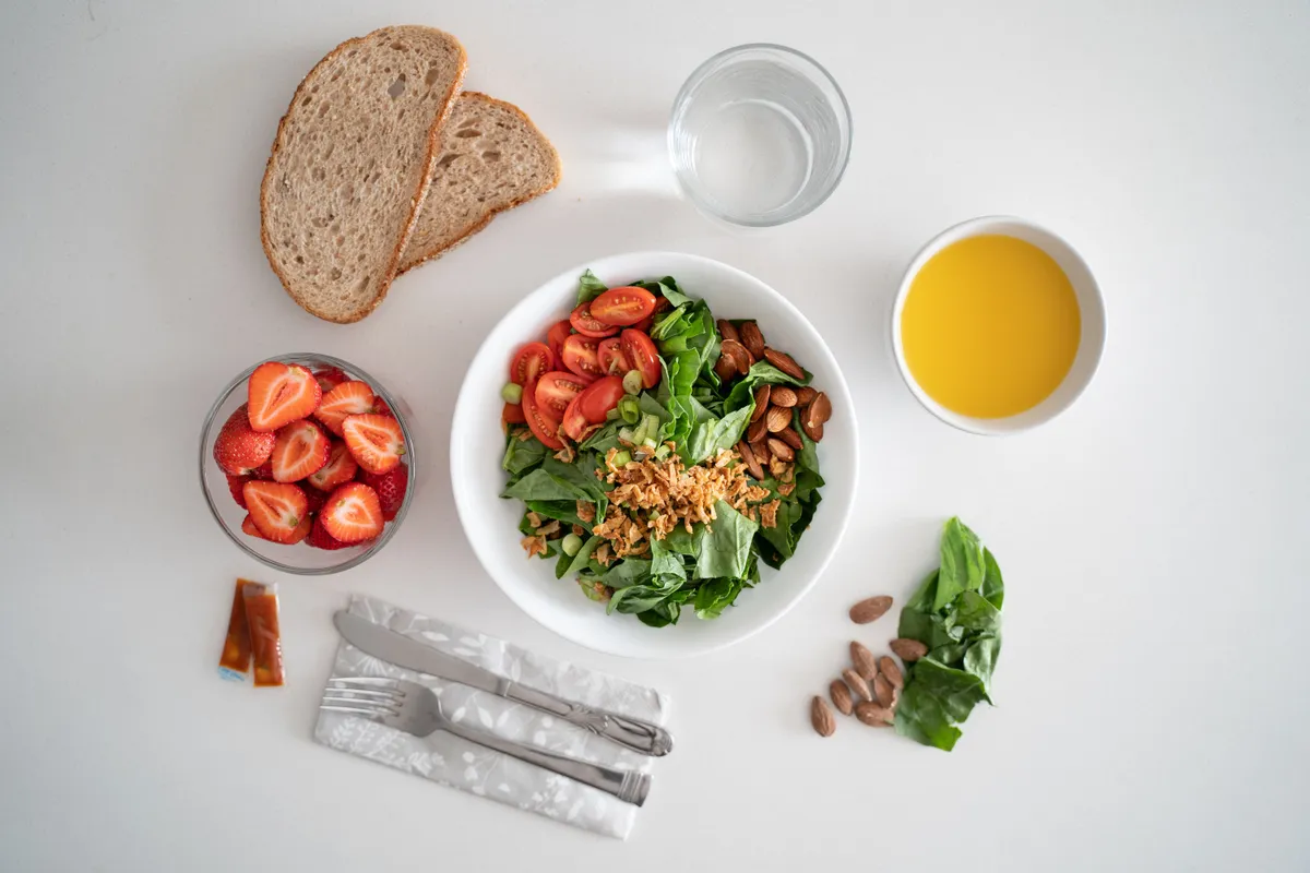 High-fiber whole grains, legumes, and vegetables for blood sugar control